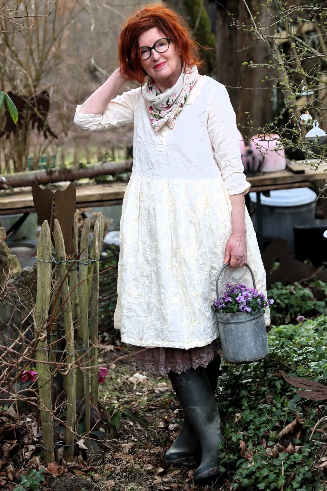 Ewa i Walla | Kleid JOSEFINA Cream | 55891 | SS25