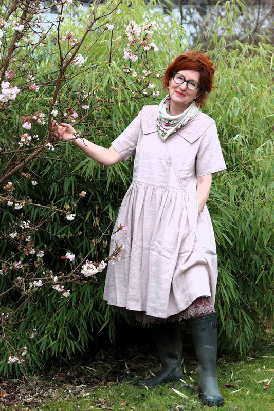 Ewa i Walla | Kleid CLARY Pale mauve | 55900 SS25