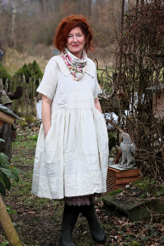 Ewa i Walla | Kleid CLARY Bone | 55900 SS25