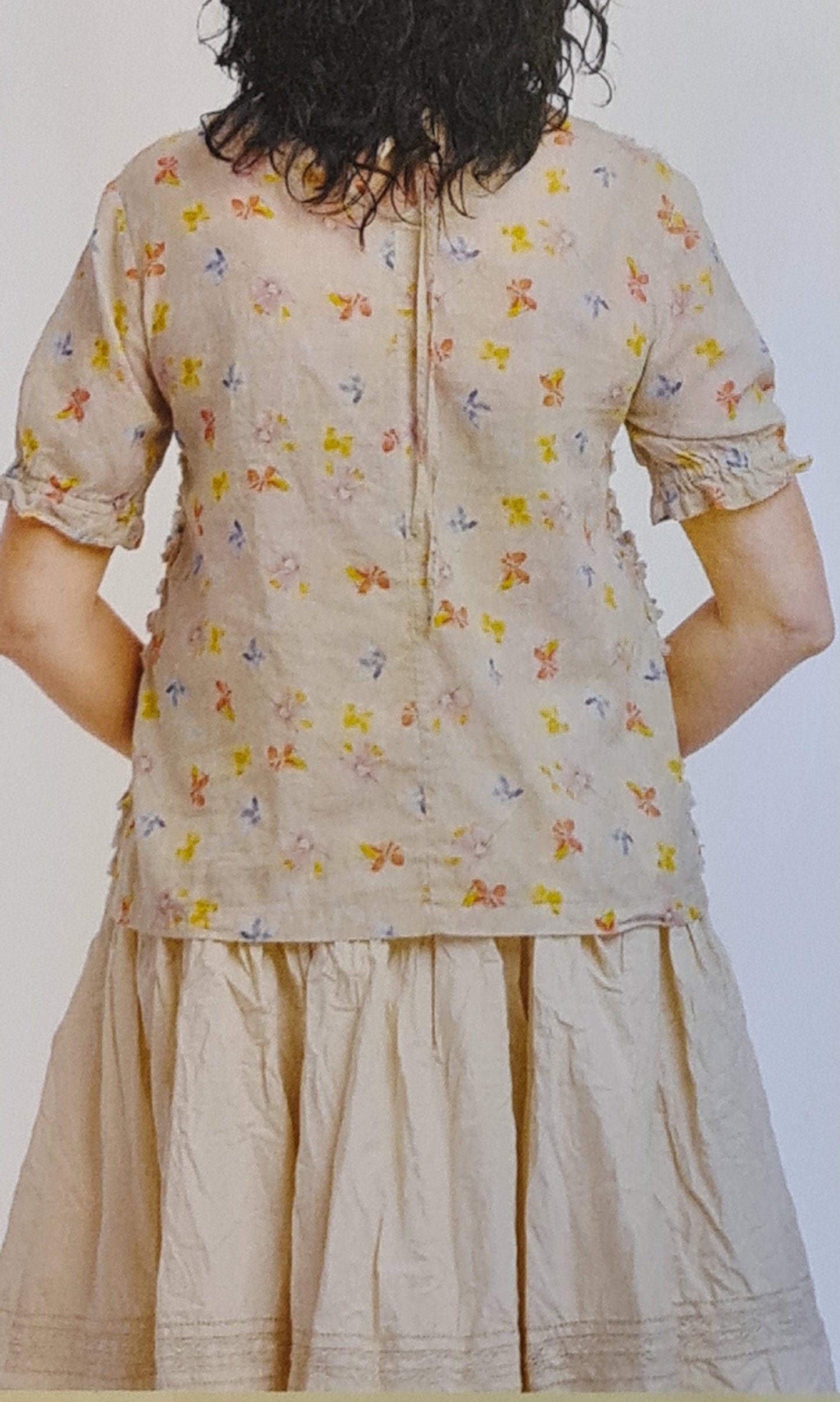 SALE! Ewa i Walla | Bluse / Blouse Yellow Flower | 44817 | SS22 - Feenreich