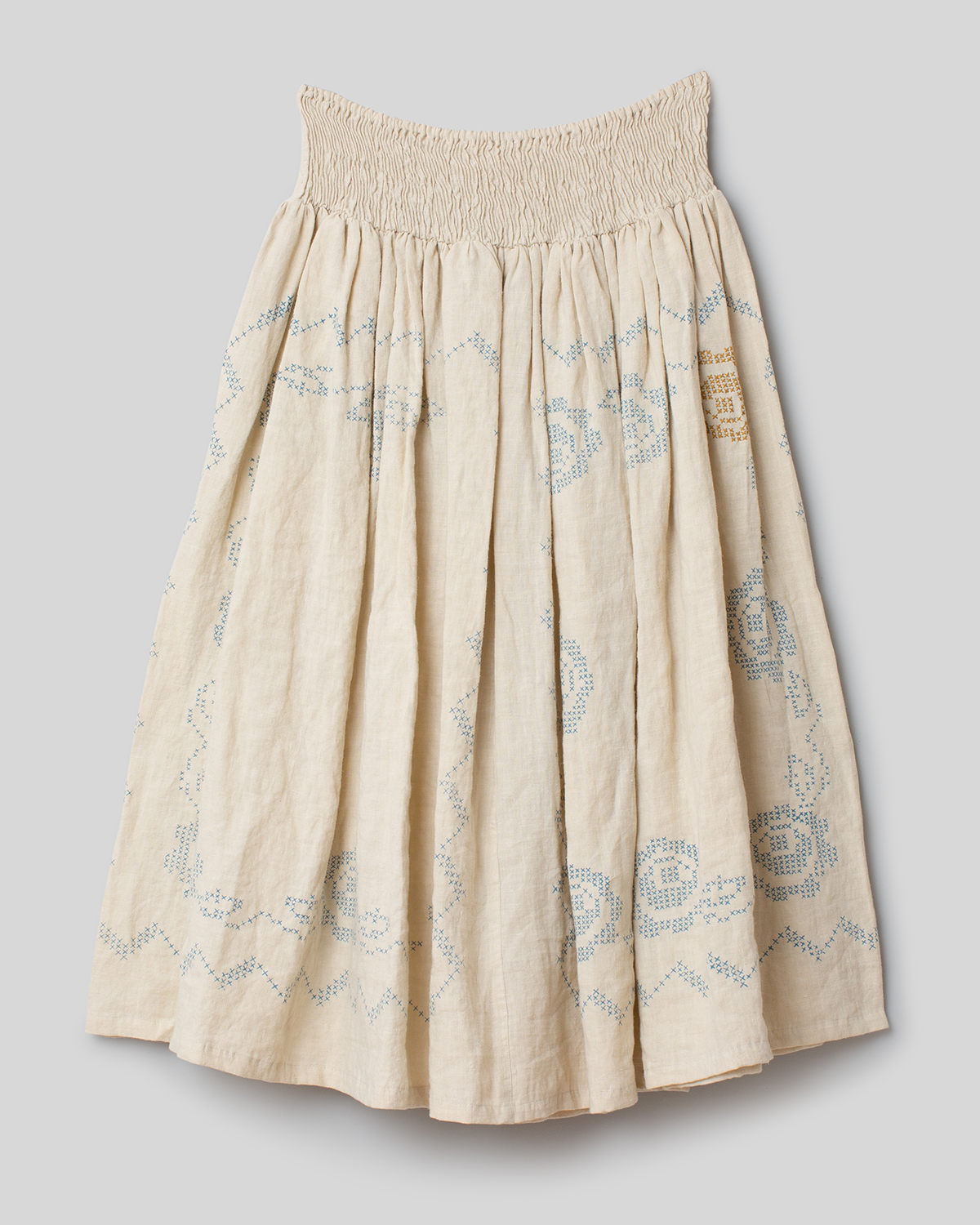 Ewa i Walla | Rock / Skirt FABIENNE Linen Print Original | 22178 | SS23