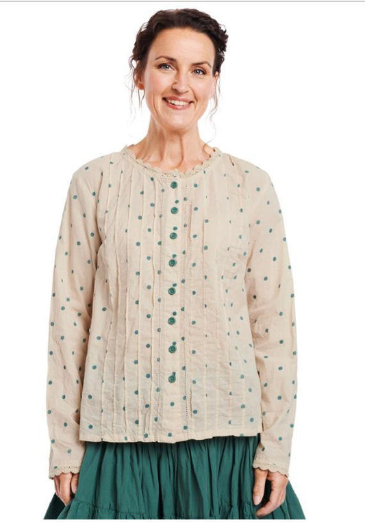 SALE! Ewa i Walla | Bluse / Blouse DOTS Original | 44791 | AW21 - Feenreich