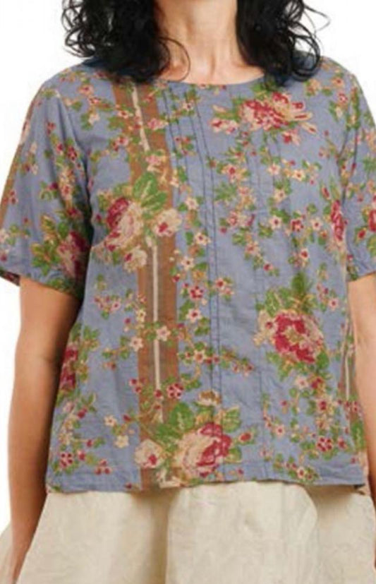 SALE! Ewa i Walla | Bluse / Blouse FLOWER Print Voile | 44769 | SS21 - Feenreich