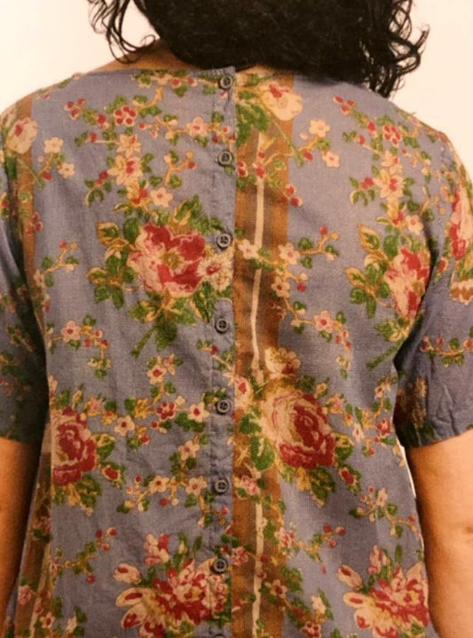 SALE! Ewa i Walla | Bluse / Blouse FLOWER Print Voile | 44769 | SS21 - Feenreich