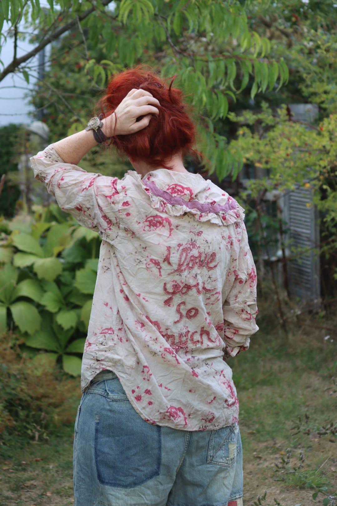Magnolia Pearl | Bluse / Blouse Ric Rac Kelly Western Shirt | TOP 1216-ROSSE-OS - Feenreich