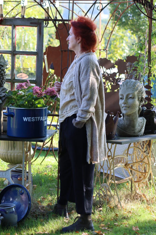 Ewa i Walla | Hose / Trouser BRANKA Suit Wool Black | 11382 | AW22 - Feenreich