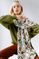 Ivko | Schal / Scarf Floral Pattern Off White | 222580 - Feenreich